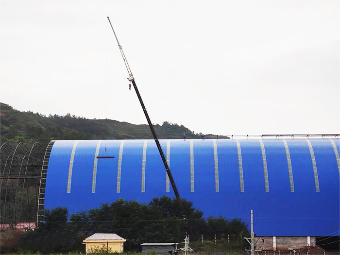 丹东煤棚网架工程